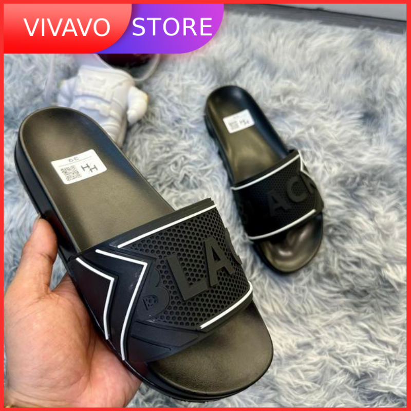 Dép quai ngang nam nữ BLACK HOT HIT 2023 - FREE SHIP