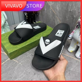 Dép Nam Nữ quai ngang H Y D R O Đầu lâu - Dép UNISEX phong cách bền đẹp 2023 - VIVAVO STORE