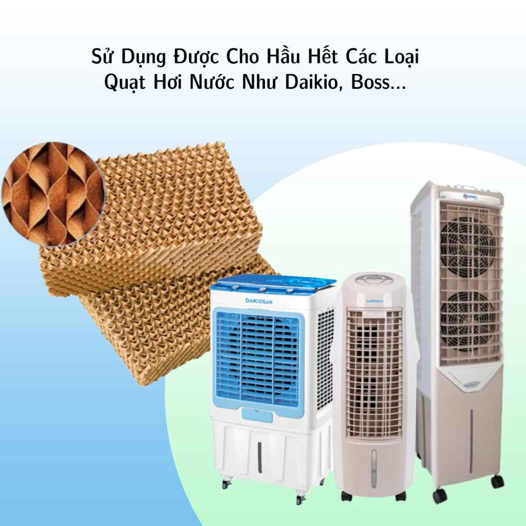 Bộ 3 tấm làm mát coolingpad Chống Rêu