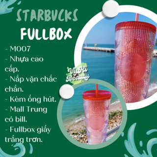 Ly nước Starbucks đỏ kim tuyến 710ml