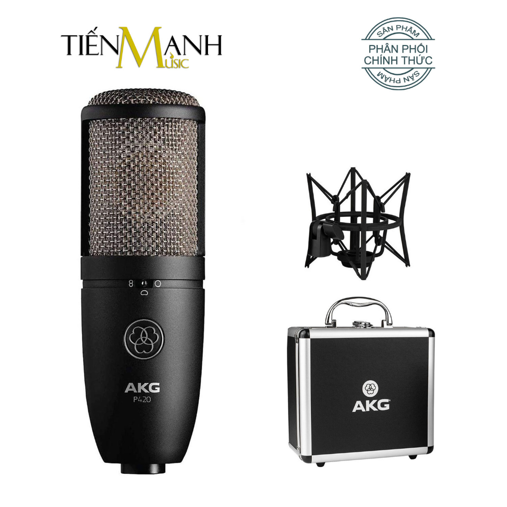 AKG P420 Micro Vocal Condenser Thu Âm Phòng Studio, Mic Biểu Diễn Microphone Cardioid