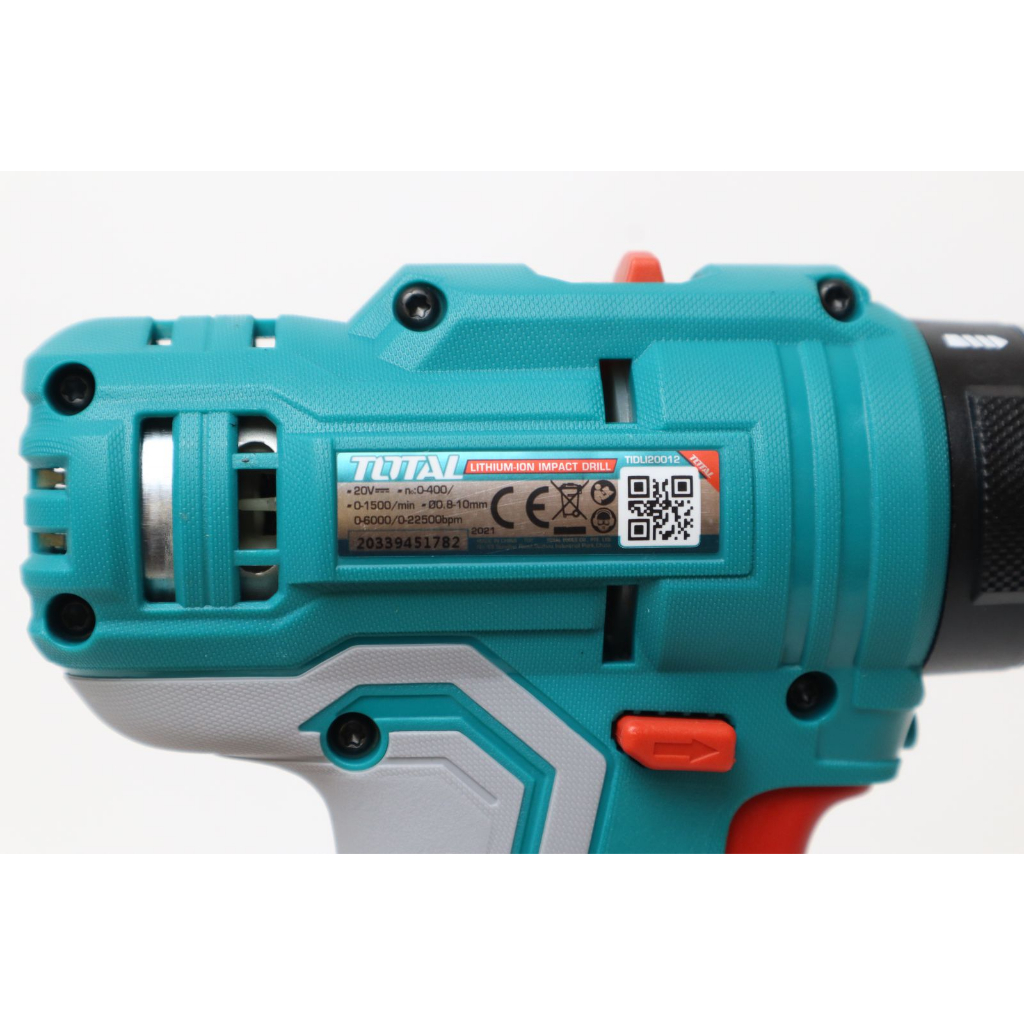 Máy khoan búa dùng pin 20V Total TIDLI20012 hai tốc độ kèm 2pin 2Ah và 1 sạc Máy khoan Total chính hãng - Thinksafe