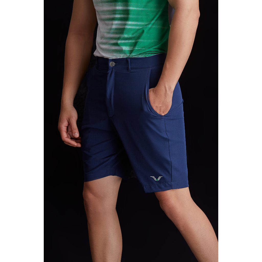 QVN07- QUẦN SHORT ĐÙI NAM TENNIS, GOLF ĐẸP, CHẤT SI GIÓ CAO CẤP, MAY CHUẨN FORM