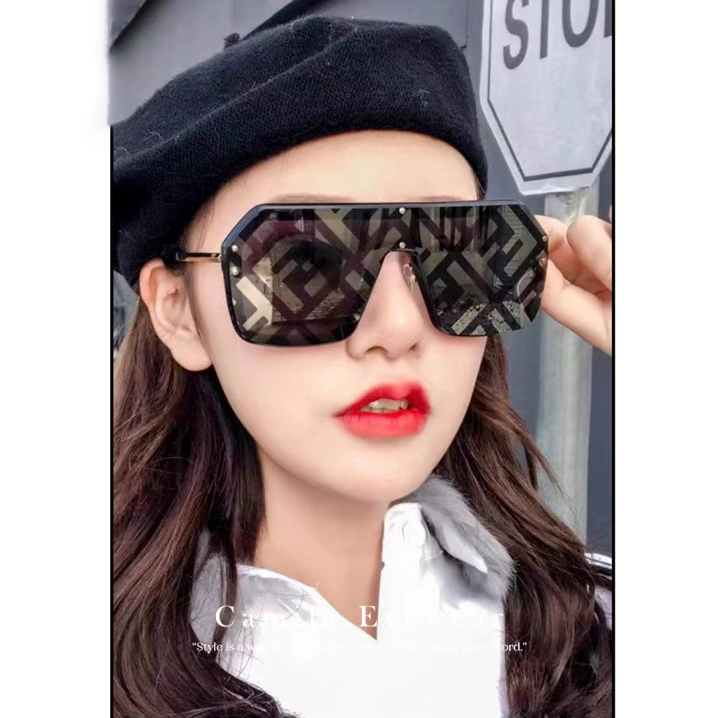 Kính mát nam nữ thời trang CAMILA bản to Châu Âu C6998 - Kính mắt nữ