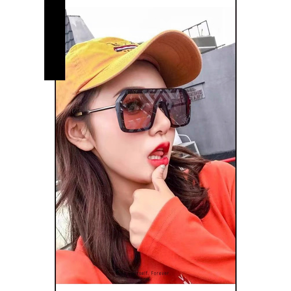 Kính mát nam nữ thời trang CAMILA bản to Châu Âu C6998 - Kính mắt nữ