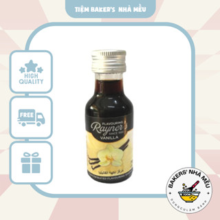 Tinh dầu Làm Bánh, Kem Vanila Nước Rayner's 28ml