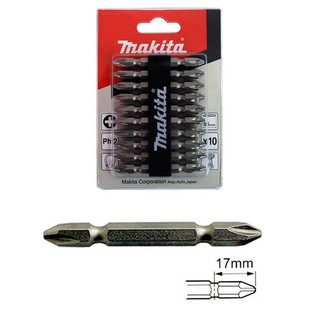 Bộ mũi bắn vít đầu ph2 10 chi tiết makita d-33679 - hàng chính hãng