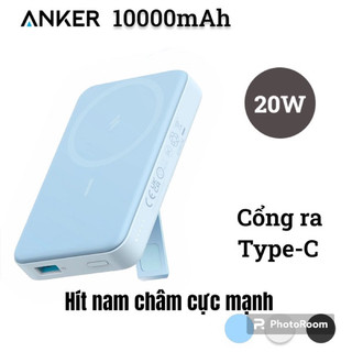 Pin sạc dự phòng Anker 633 Magnetic A1641 10.000mAh-PD 20w hít nam châm cực mạnh