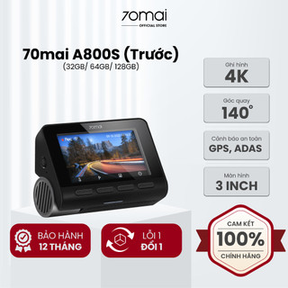 Camera hành trình 70mai A800S 4K UHD quốc tế cảm biến Sony, cảnh báo bằng giọng nói tự động