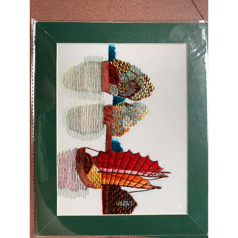 Tranh thêu tay Vịnh Hạ Long - Hòn Trống Mái VHL001