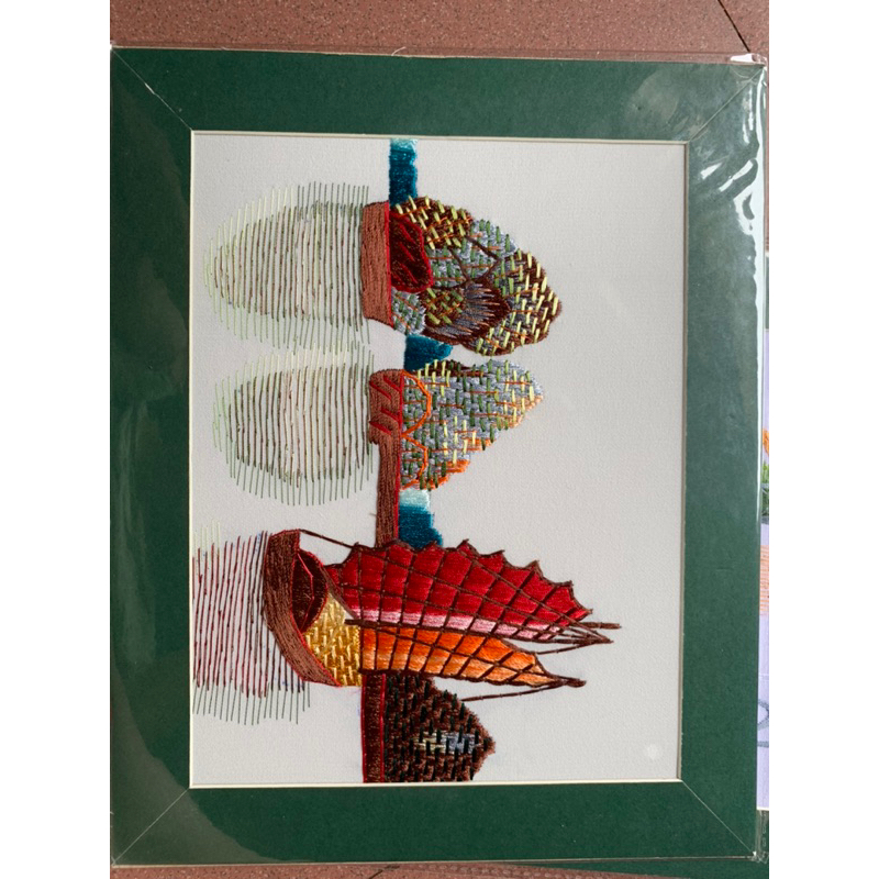 Tranh thêu tay Vịnh Hạ Long - Hòn Trống Mái VHL001