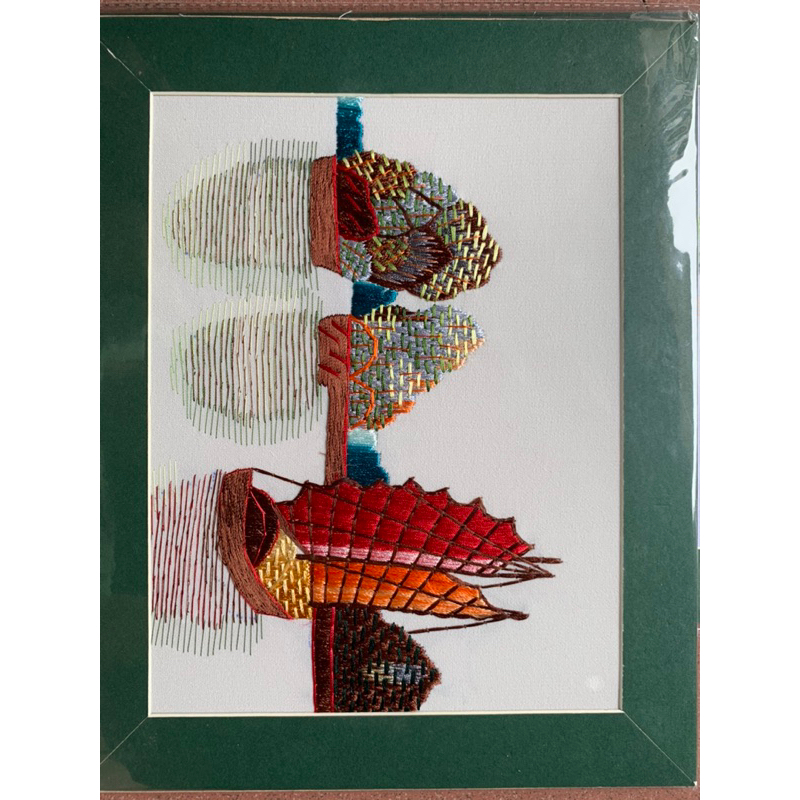 Tranh thêu tay Vịnh Hạ Long - Hòn Trống Mái VHL001