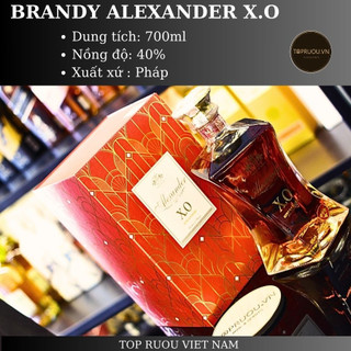 [Chính hãng] [topruou.vn] BRANDY XO ALEXANDER - 700ML - NHẬP KHẨU PHÁP