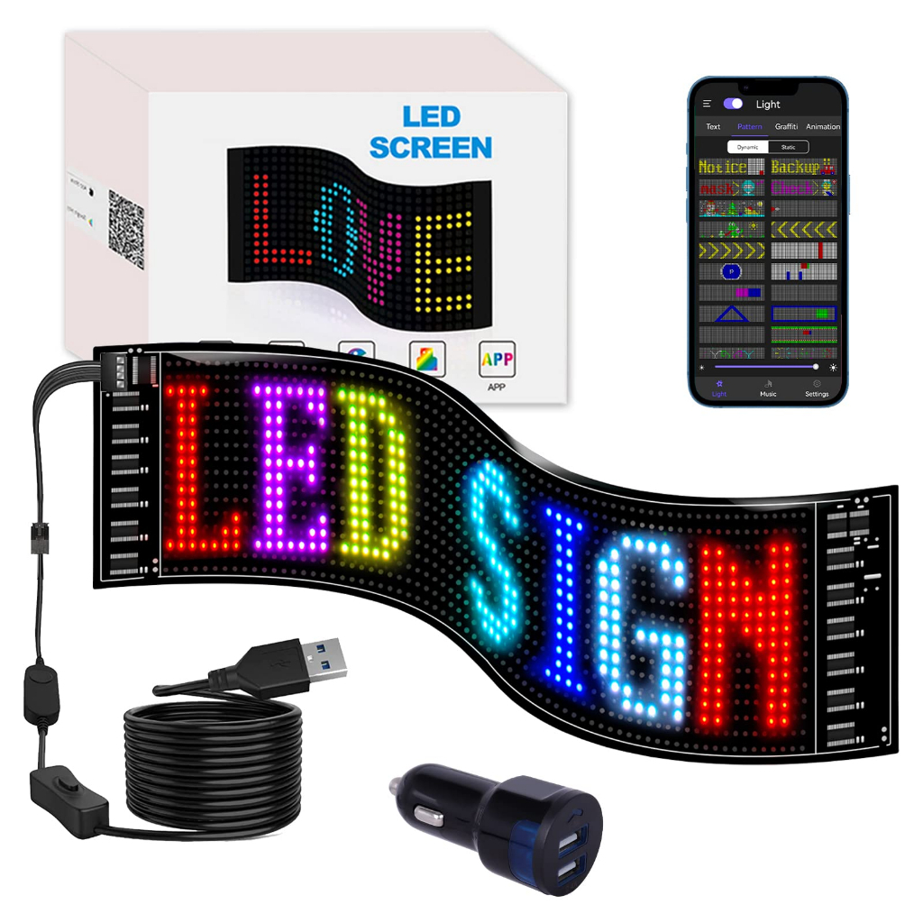 Bảng ma trận LED điều khiển ứng dụng thông minh Bluetooth Text Animation Display
