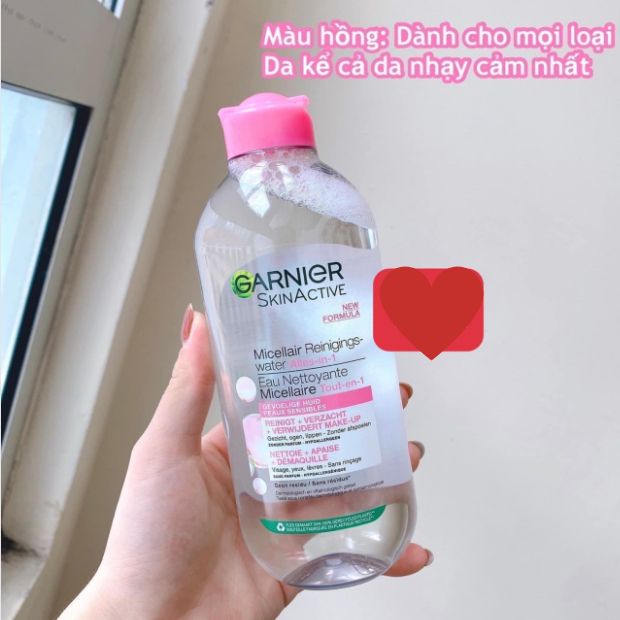 Nước tẩy trang Garnier Micellar Water dành cho mọi loại da 400ml