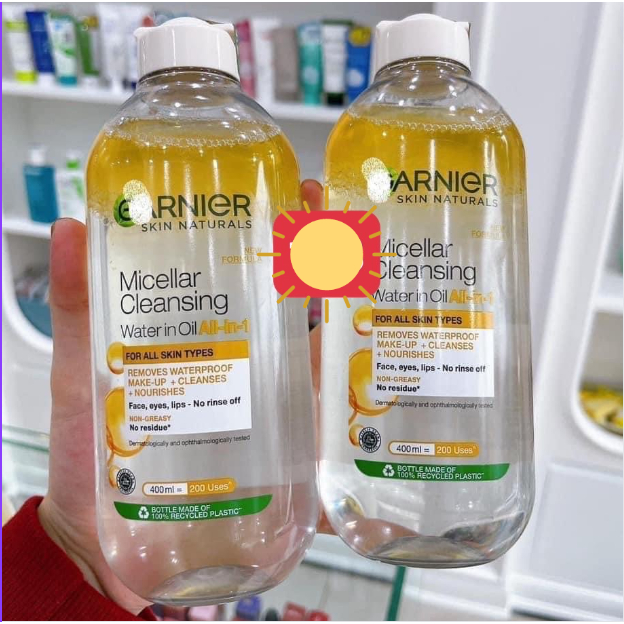 Nước tẩy trang Garnier Micellar Water dành cho mọi loại da 400ml