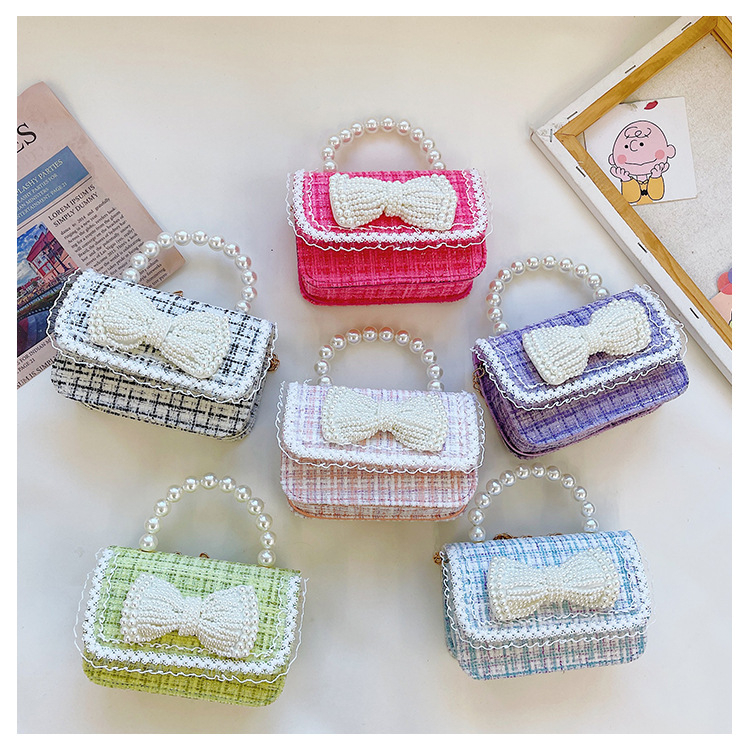 Túi xách thời trang dễ thương cho bé gái - túi nơ phong cách tiểu thư sang chảnh