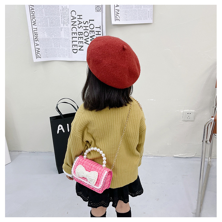 Túi xách thời trang dễ thương cho bé gái - túi nơ phong cách tiểu thư sang chảnh