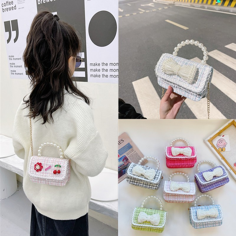 Túi xách thời trang dễ thương cho bé gái - túi nơ phong cách tiểu thư sang chảnh