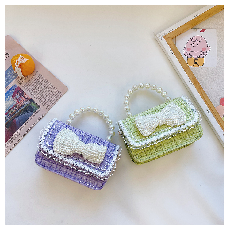 Túi xách thời trang dễ thương cho bé gái - túi nơ phong cách tiểu thư sang chảnh