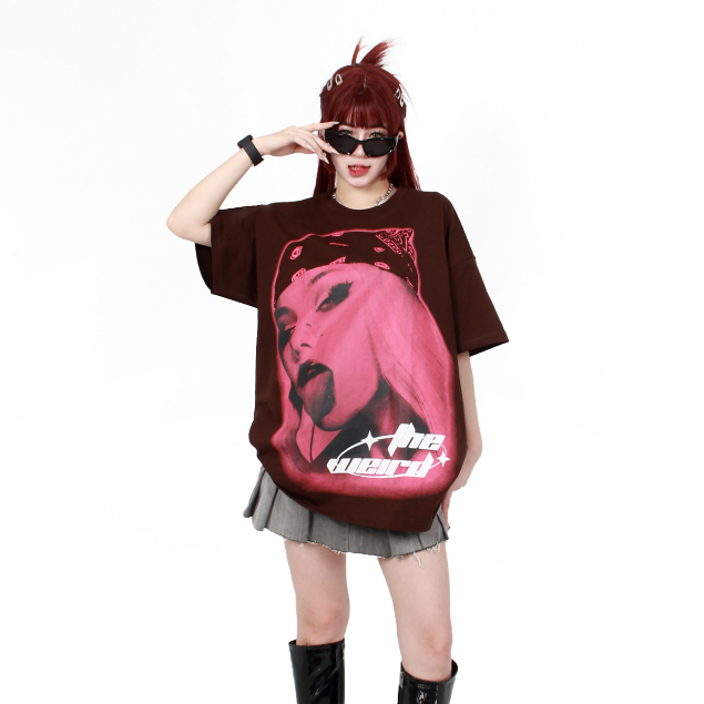 LOCAL BRAND Áo thun The Weird Phong Cách Unisex Form Rộng ATK775