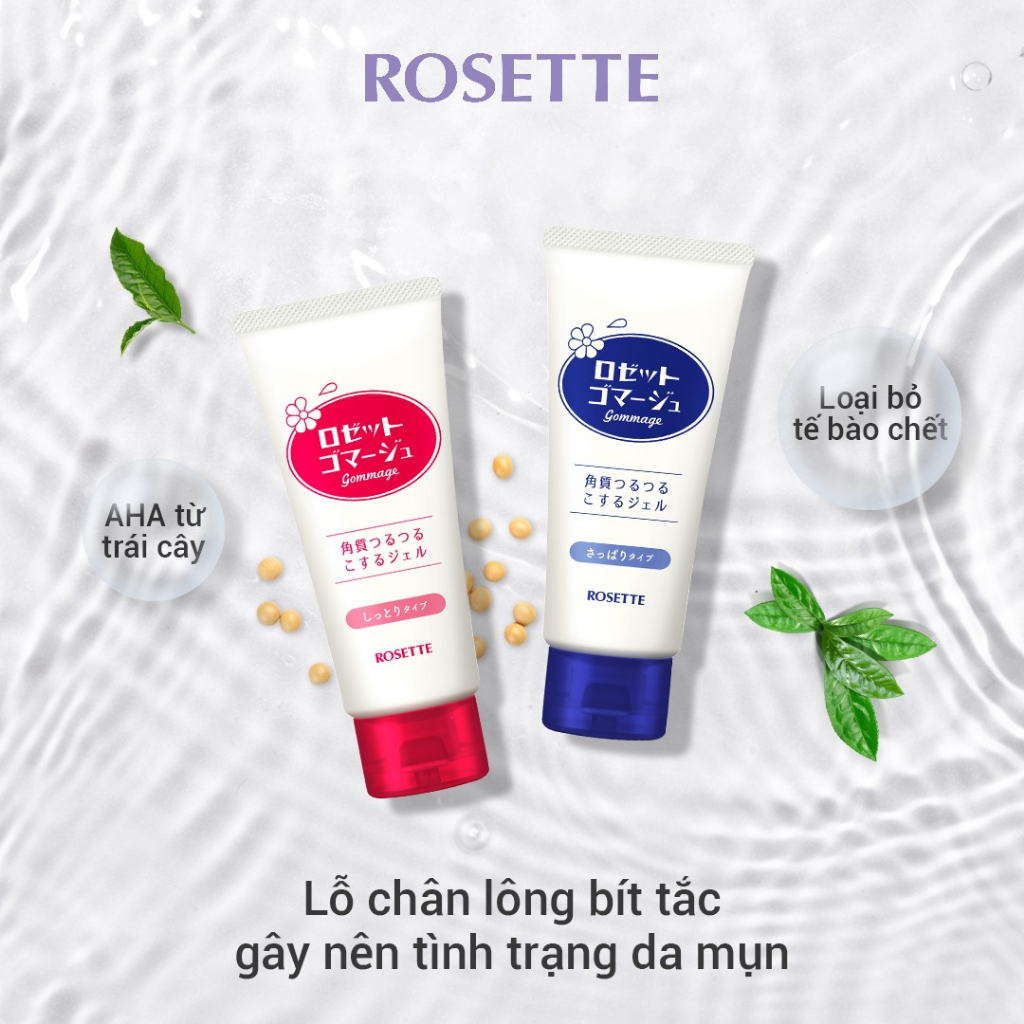 Tẩy Tế Bào Chết Rosette - Làm Sáng Da và Làm Mịn Làn Da