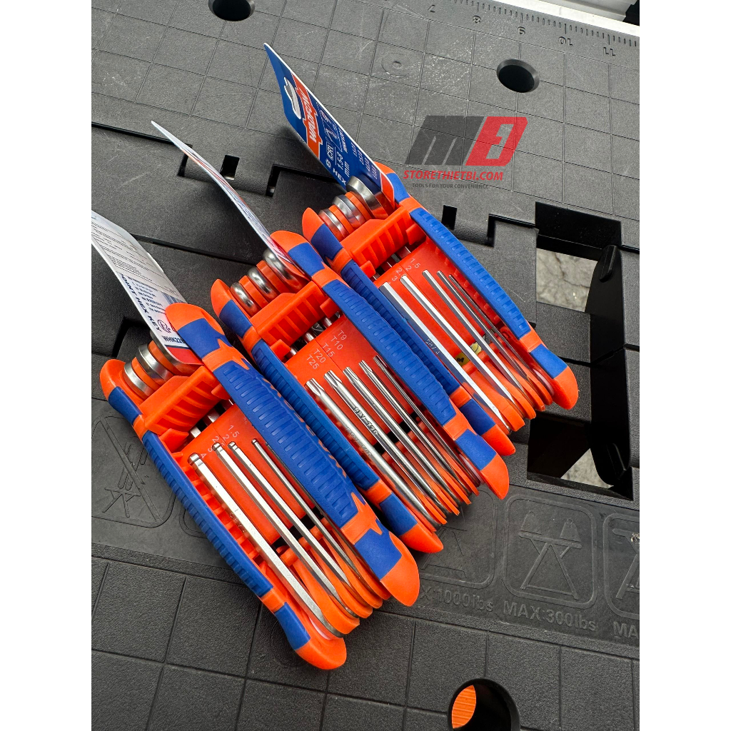 Bộ Lục Giác Xếp 8 Chìa  WADFOW / WHK1281 - WHK2281 - WHK3281