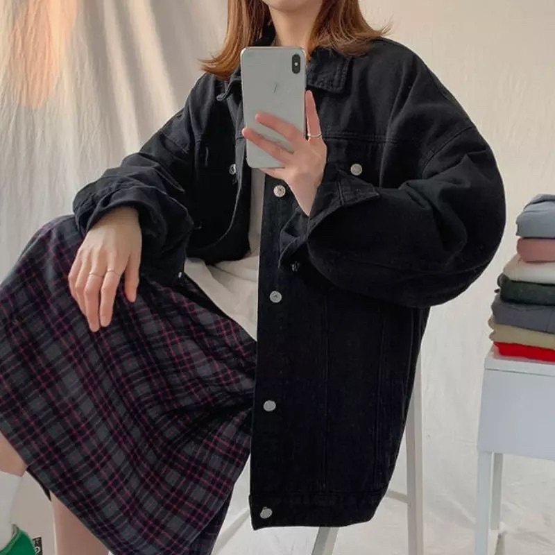 ÁO KHOÁC JEANS BÒ DENIM JACKET FASHION UNISEX