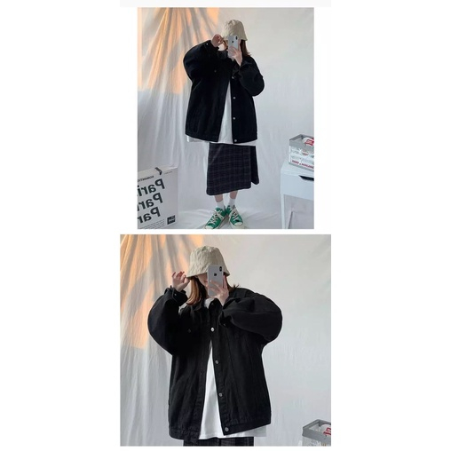 ÁO KHOÁC JEANS BÒ DENIM JACKET FASHION UNISEX