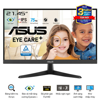 Màn Hình ASUS VY229HE (21.45 inch - FHD - IPS - 75Hz - 1ms - FreeSync - EyeCare) - Hàng Chính Hãng