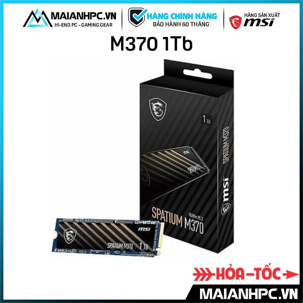 SSD 1TB MSI SPATIUM M480 PRO 1TB PCIe 4.0 NVMe M.2 Hàng chính hãng bảo hành 60th
