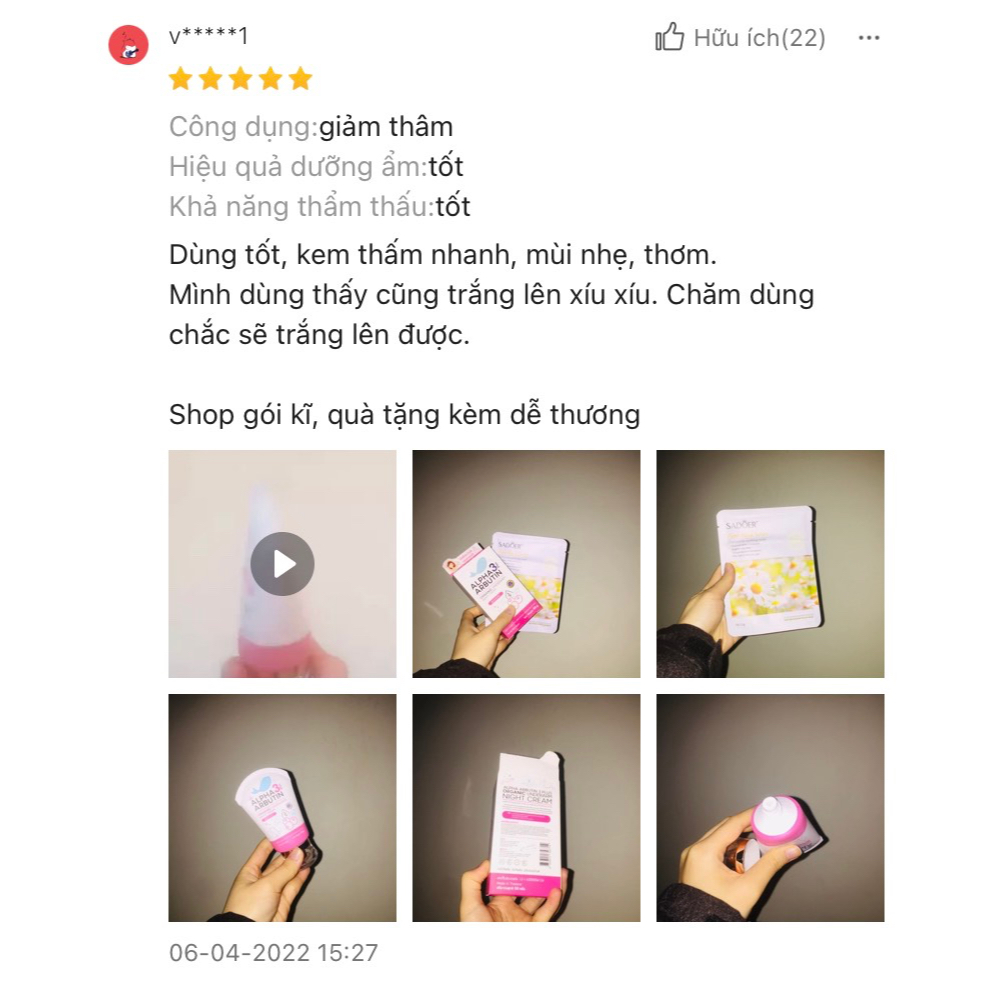 Kem dưỡng trắng giảm thâm nách Precious Skin Alpha Arbutin Organic Underarm Whitening Cream 50g