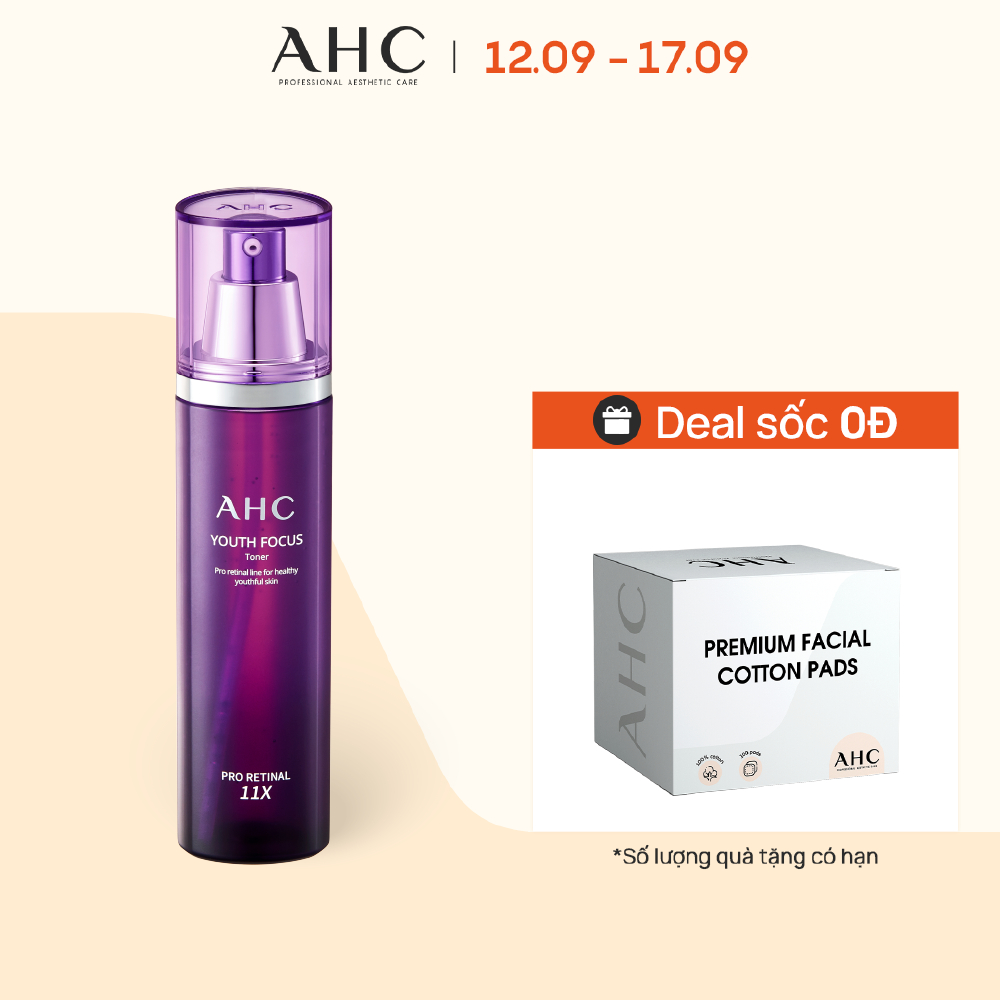 Nước Cân Bằng Chống Lão Hóa AHC Youth Focus Toner 130ml