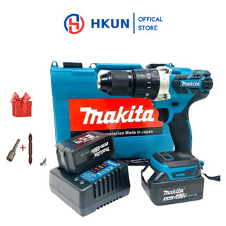Máy khoan pin Makita 199v, máy khoang pin Makita không chổi than lõi đồng
