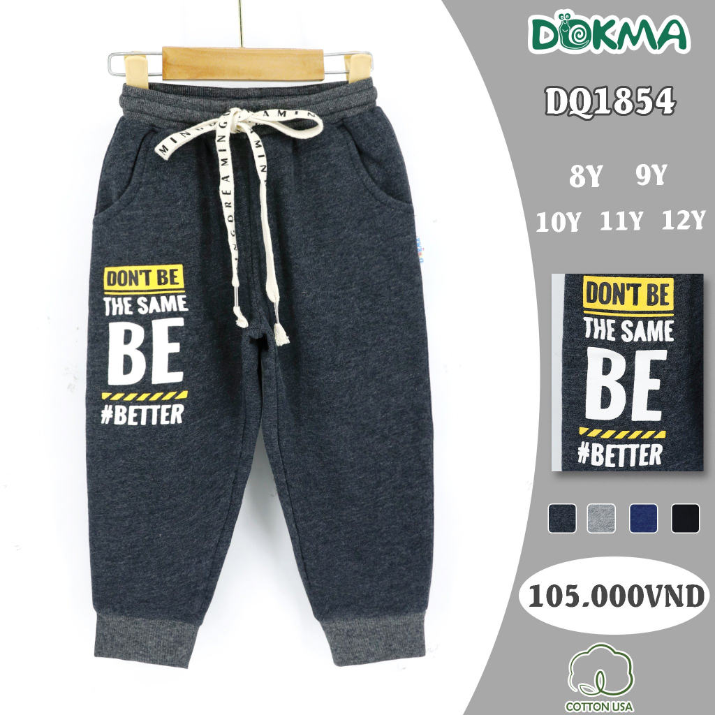 Quần dài cotton lót nỉ DQ1229 DQ1854