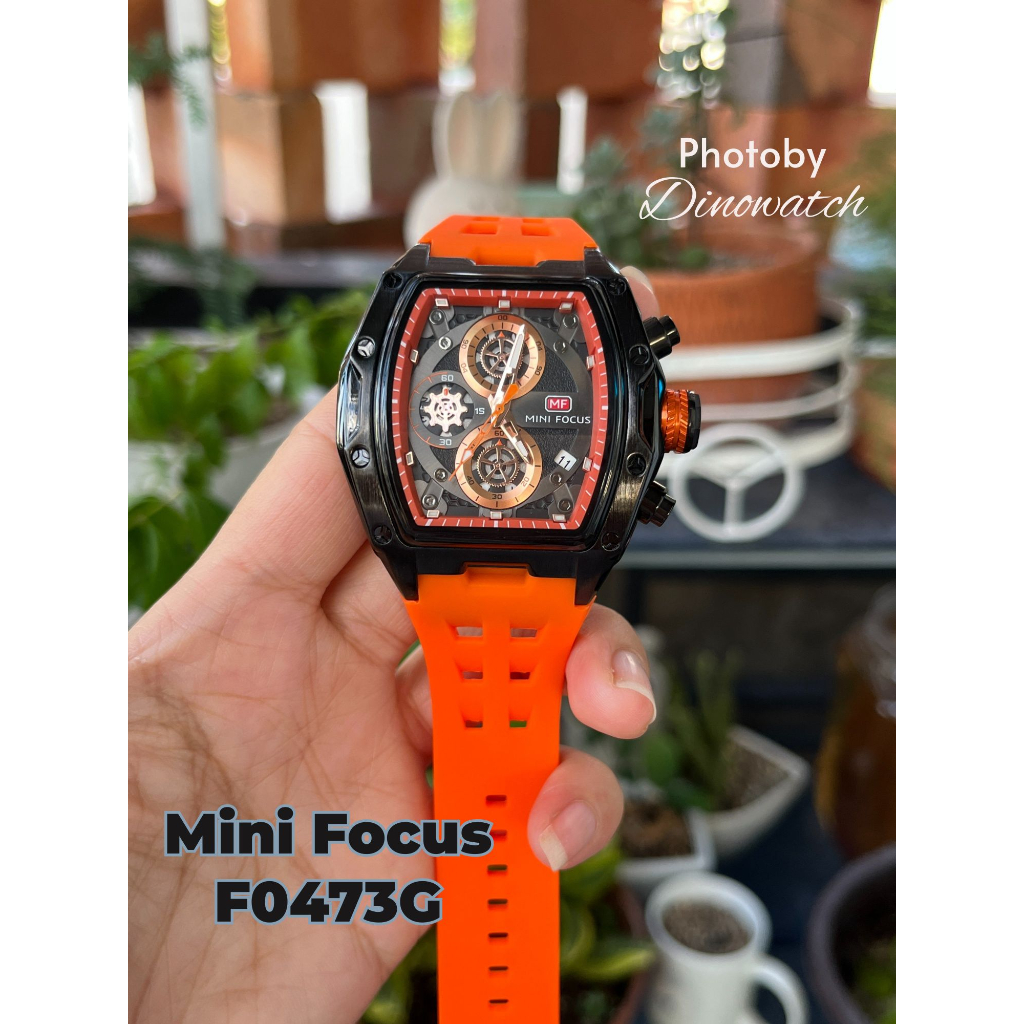 Đồng Hồ Nam Chính Hãng MINI FOCUS F0473G Silicone Strap Boy Gift 2023, Size 45mm