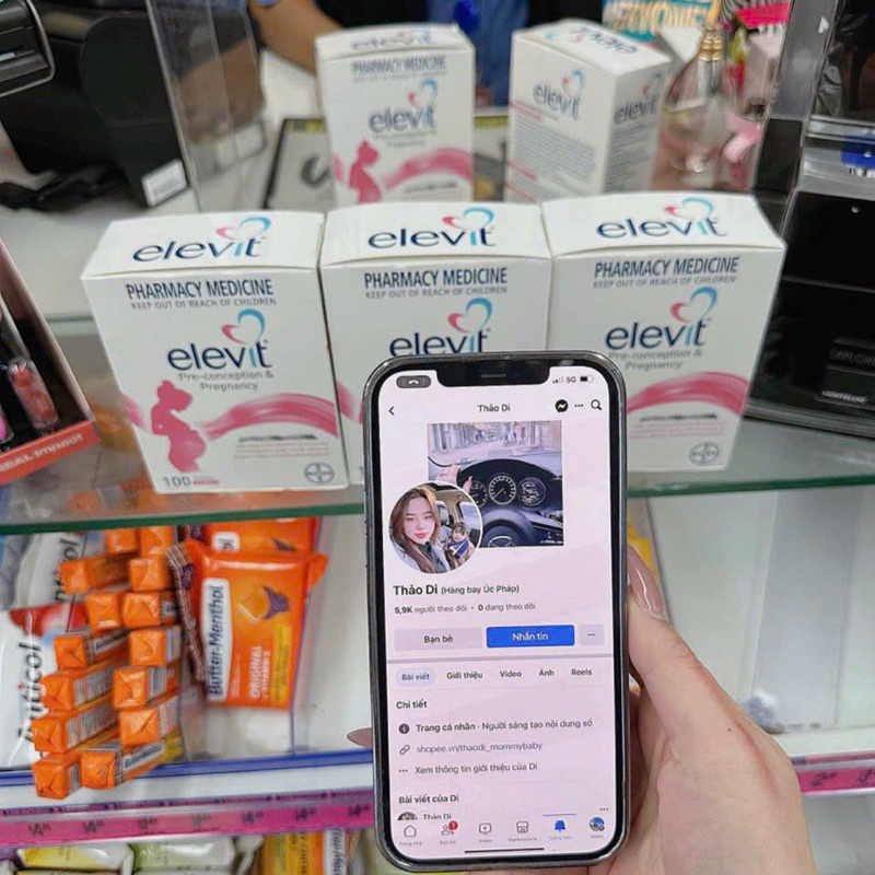 Vitamin Elevit Bầu, Sau Sinh - Úc