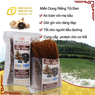 Gói 200g miến dong riềng hoa đỏ tỏi đen dai ngon