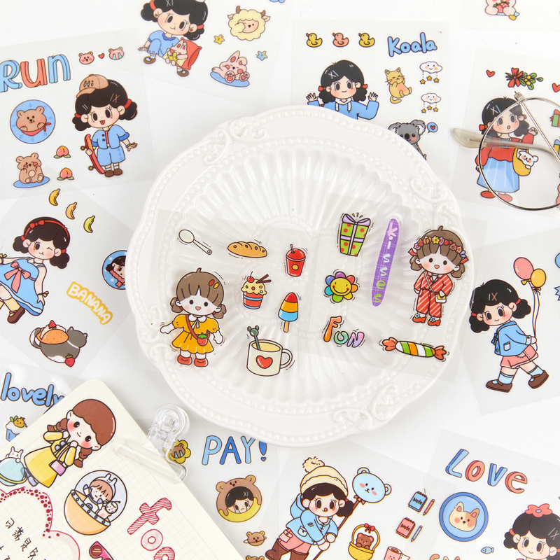 Sticker trang trí cute