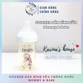 Sticker dán bình sữa Hegen cho bé có chống nước