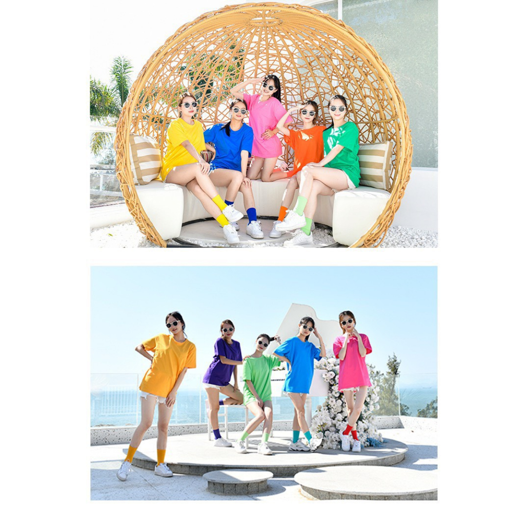 Combo Áo Phông Nhiều Màu Team Bulding ÁO - TẤT - KÍNH