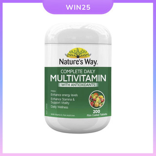 Vitamin tổng hợp Nature’s Way Complete Daily Multivitamin With Antioxidants 200 viên - Xuất xứ Úc