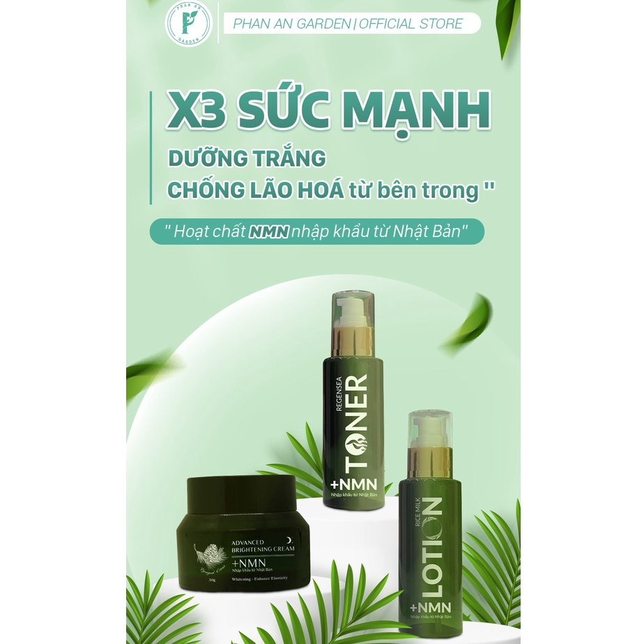 Kem dưỡng ẩm trắng da Advanced Brightening + NMN Cream cấp ẩm, làm mờ thâm nám trên da 30g
