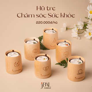 Nến thơm hũ tre 125g jbal