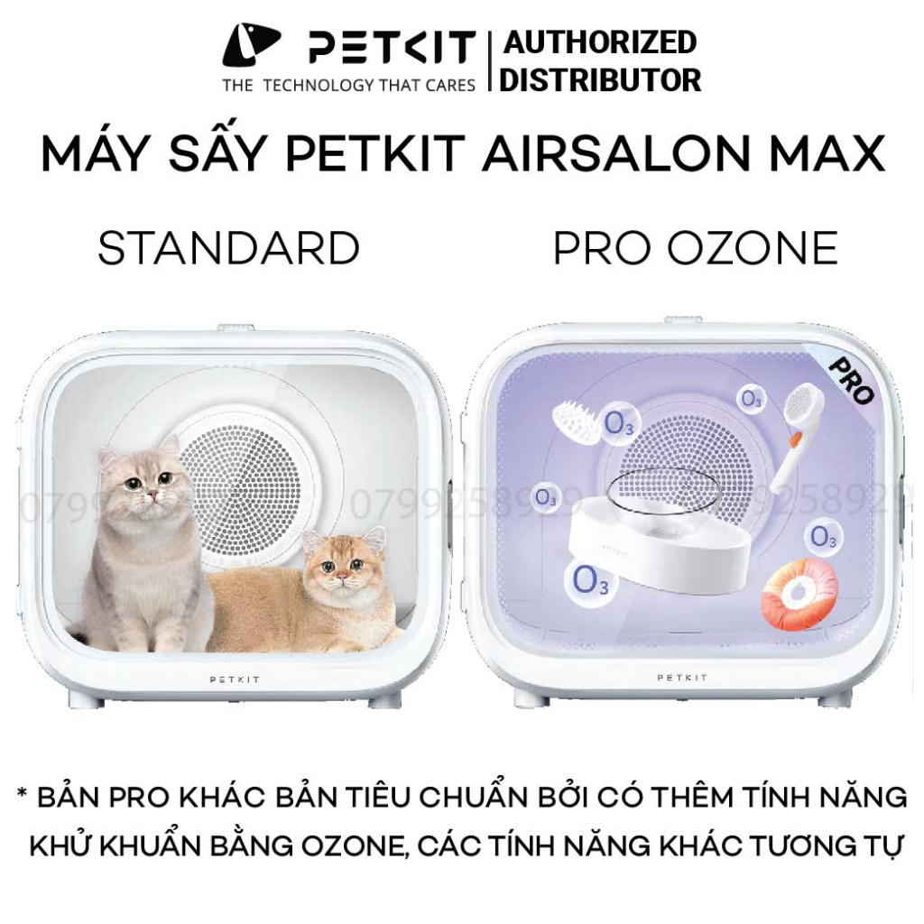 Lồng Sấy Lông Chó Mèo Petkit AirSalon Max Cao Cấp, Máy Sấy Nhanh, Mượt Lông