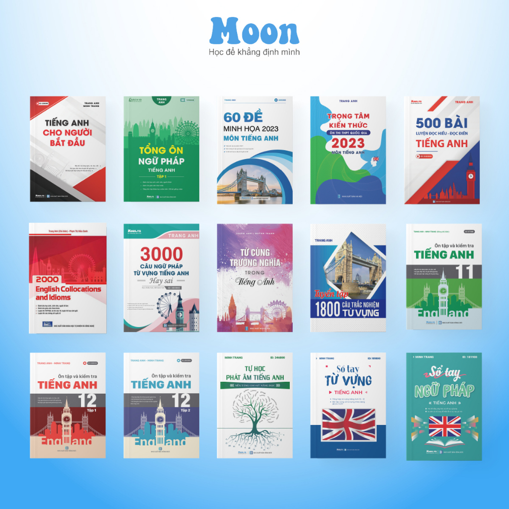 Sách Tiếng anh cô Trang Anh  MoonBook | BigBuy360 - bigbuy360.vn