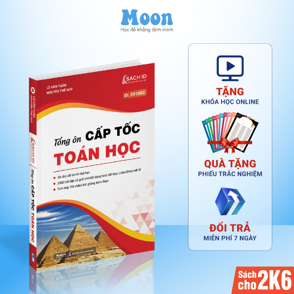 Sách tổng ôn toán học lớp 12 ôn thi thpt quốc gia và luyện thi đánh giá năng lực bản mới nhất | BigBuy360 - bigbuy360.vn