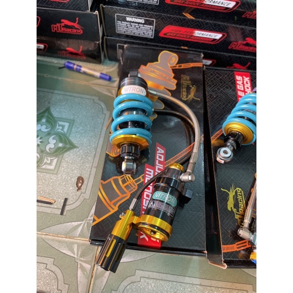 Phuộc NITRON bình dầu rời - tăng chỉnh - xoay 360 độ. dành cho dòng xe WINNER V1 - X - V3 - SONIC - EXCITER150-155-135.