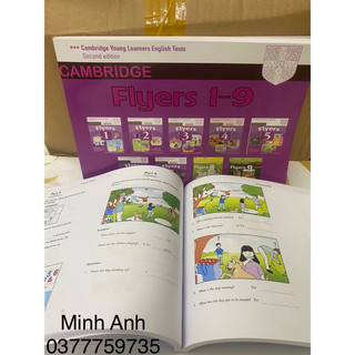bộ đề in gộp starter, mover, flyer (màu gộp từ 1-9)
