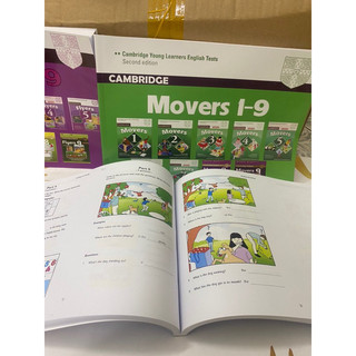 bộ đề in gộp starter, mover, flyer (màu gộp từ 1-9)